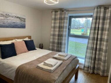 Raven Wing 1 (Àite Brēagha) apartment, The Highland Club, Fort Augustus, Scotland